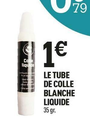 Centrakor Le tube de colle blanche liquide offre