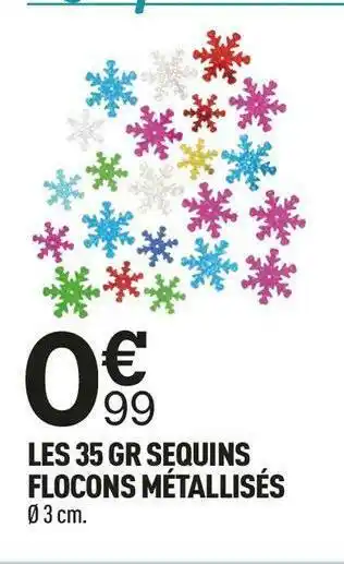 Centrakor Les 35 gr sequins flocons métallisés offre
