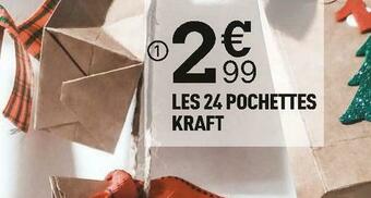 Centrakor Les 24 pochettes kraft offre