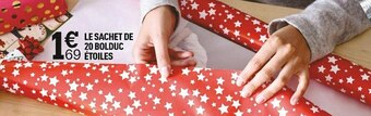 Centrakor Le sachet de 20 bolduc étoiles offre