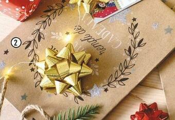 Centrakor Le sac cadeau kraft pailleté offre