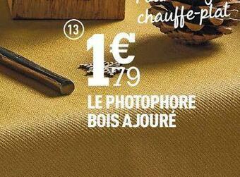 Centrakor Le photophore bois ajouré offre