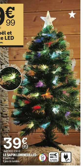 Centrakor Le sapin lumineux led offre