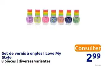 Set de vernis à ongles i love my style