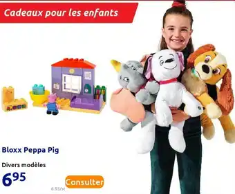 Action Peppa pig bloxx peppa pig offre