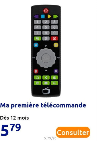 Ma première télécommande