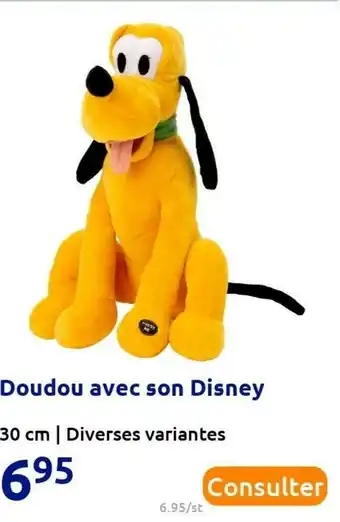 Action Disney doudou avec son offre