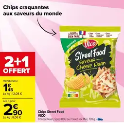 Carrefour Chips Street Food VICO offre