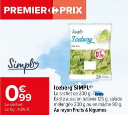 Carrefour Iceberg SIMPL(r) offre