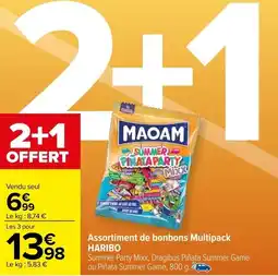 Carrefour Market Assortiment de bonbons Multipack HARIBO offre