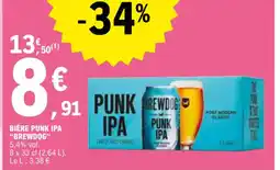 E.Leclerc BIÈRE PUNK IPA "BREWDOG" 5,4% vol. offre