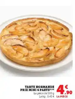 Hyper U TARTE NORMANDE PRIX MINI 6 PARTS offre