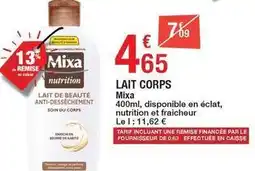 Carrefour Look - mixa - lait corps offre