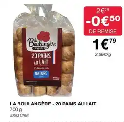 Costco LA BOULANGÈRE - 20 PAINS AU LAIT offre