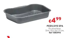 Trafic PEDILUVE SPA offre