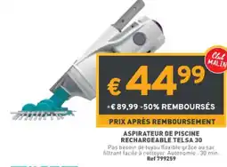 Trafic ASPIRATEUR DE PISCINE RECHARGEABLE TELSA 30 offre