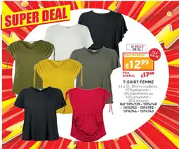 Trafic T-SHIRT FEMME offre