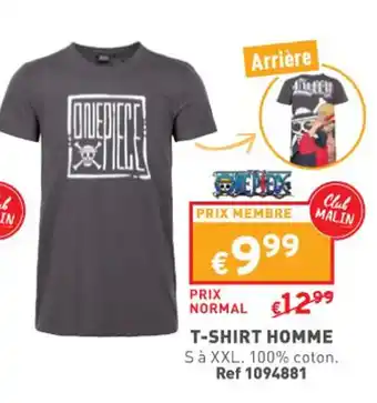 Trafic T-SHIRT HOMME offre