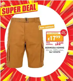 Trafic BERMUDA HOMME offre