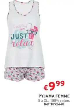 Trafic PYJAMA FEMME offre
