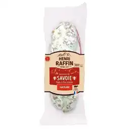 Auchan Saucisson Sec De Savoie Henri Raffin offre