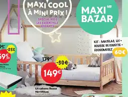 Maxi Bazar Lit cabane Bosco offre