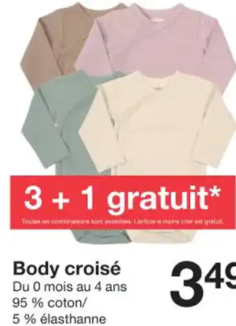 Zeeman Body croisé offre