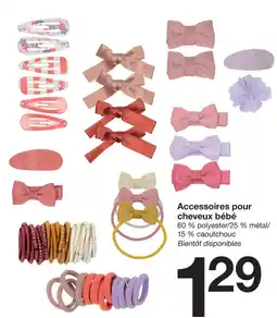 Zeeman Accessoires pour cheveux bébé offre