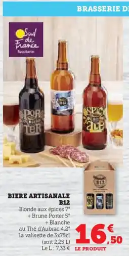 Super U BIERE ARTISANALE B12 offre