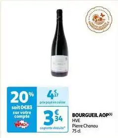 Auchan Pierre chanau - bourgueil aop offre