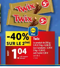 Lidl Twix offre