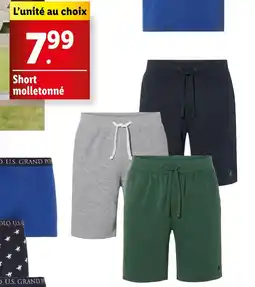 Lidl Short molletonné offre