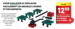 Lidl PARKSIDE Set d'accessoires de transport pour meubles offre