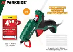Lidl PARKSIDE Pistolet à colle offre