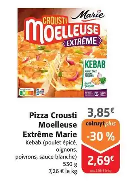 Colruyt Marie - pizza crousti moelleuse extreme offre
