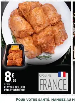 E.Leclerc PLATEAU GRILLADE POULET BARBECUE offre