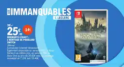 E.Leclerc HOGWARTS LEGACY : L'HÉRITAGE DE POUDLARD SWITCH offre