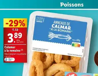 Lidl Calamar a la romaine offre