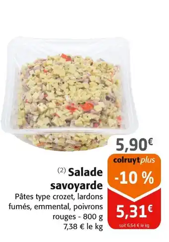 Colruyt Salade savoyarde offre