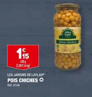 ALDI LES JARDINS DE LAYLAH POIS CHICHES offre