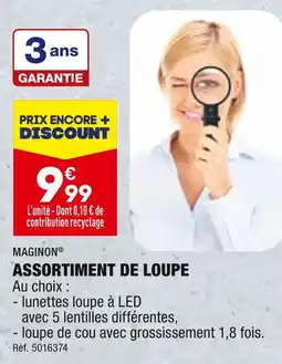 ALDI MAGINON ASSORTIMENT DE LOUPE offre