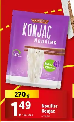 Lidl COMBINO Nouilles Konjac offre