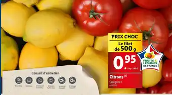 Lidl Citrons offre