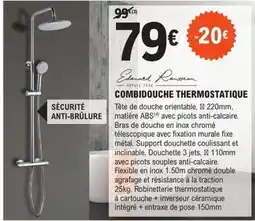 E.Leclerc Brico Edouard rousseau - combidouche thermostatique offre