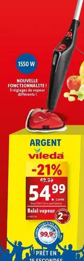 Lidl Vileda - balai vapeu offre