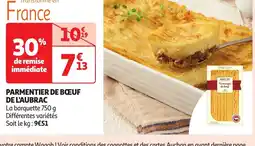 Auchan Supermarché PARMENTIER DE BŒUF DE L'AUBRAC offre