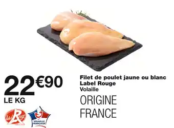 Monoprix Filet de poulet jaune ou blanc Label Rouge offre