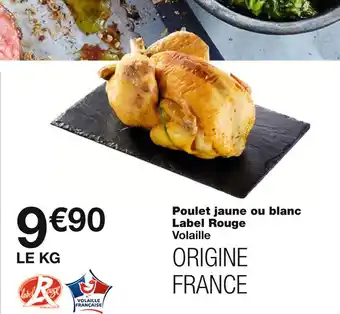 Monoprix Poulet jaune ou blanc Label Rouge offre