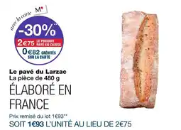 Monoprix Le pavé du Larzac offre