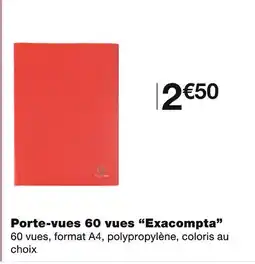 Monoprix Exacompta Porte-vues 60 vues offre